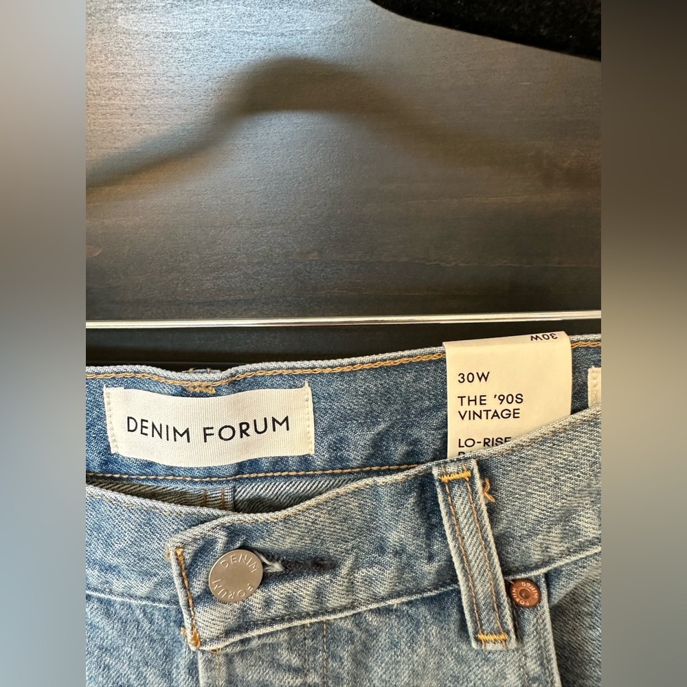 Denim Forum Blue Relaxed Jeans Vintage-Inspired - Picture 3 of 6